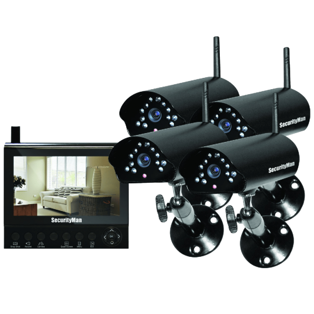 Securityman 4 Channel Wireless Security System